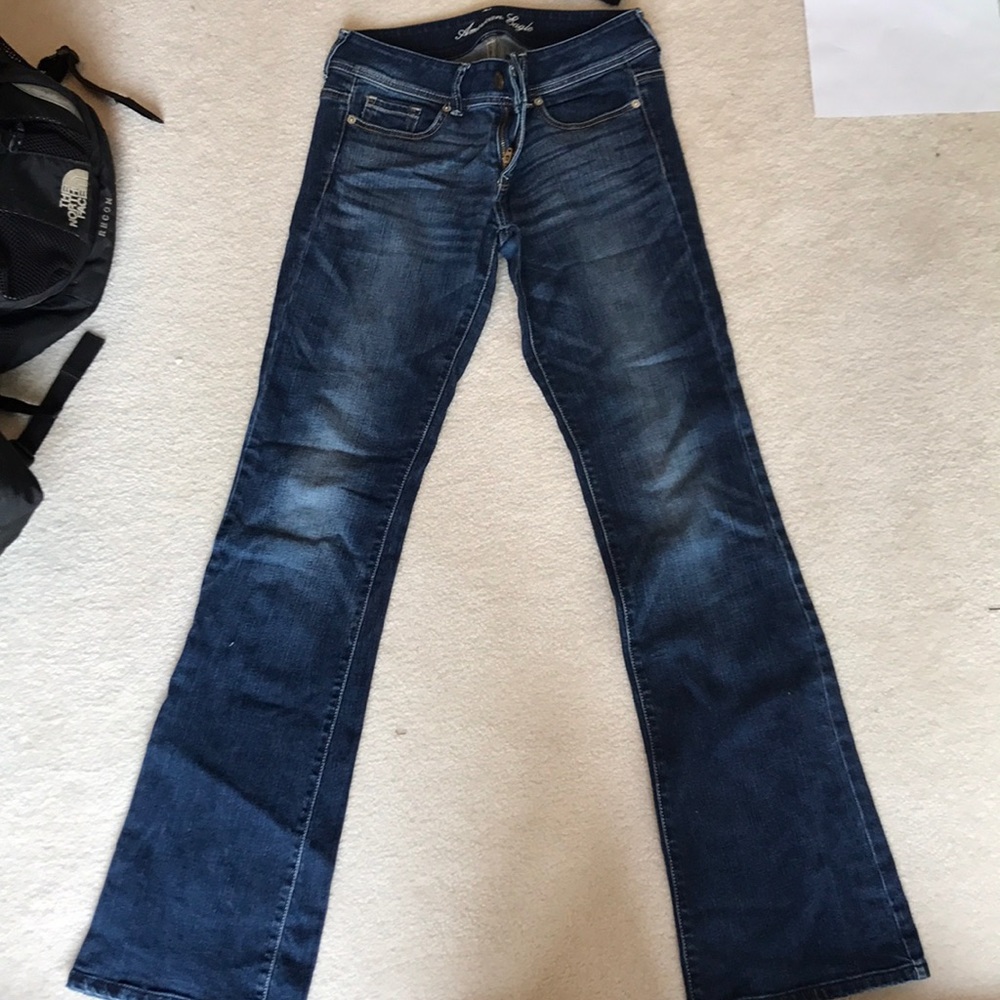 Dark wash jeans size 4 Long